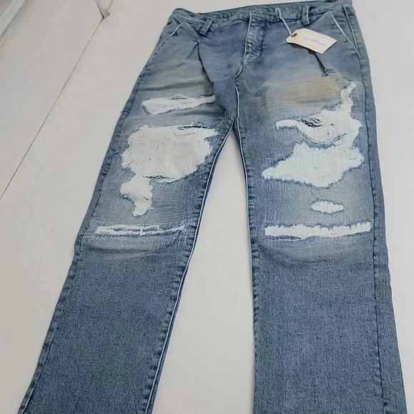 Cross Colours The Relaxed Slim Fit Capri wash Denim - Picture 2 of 9